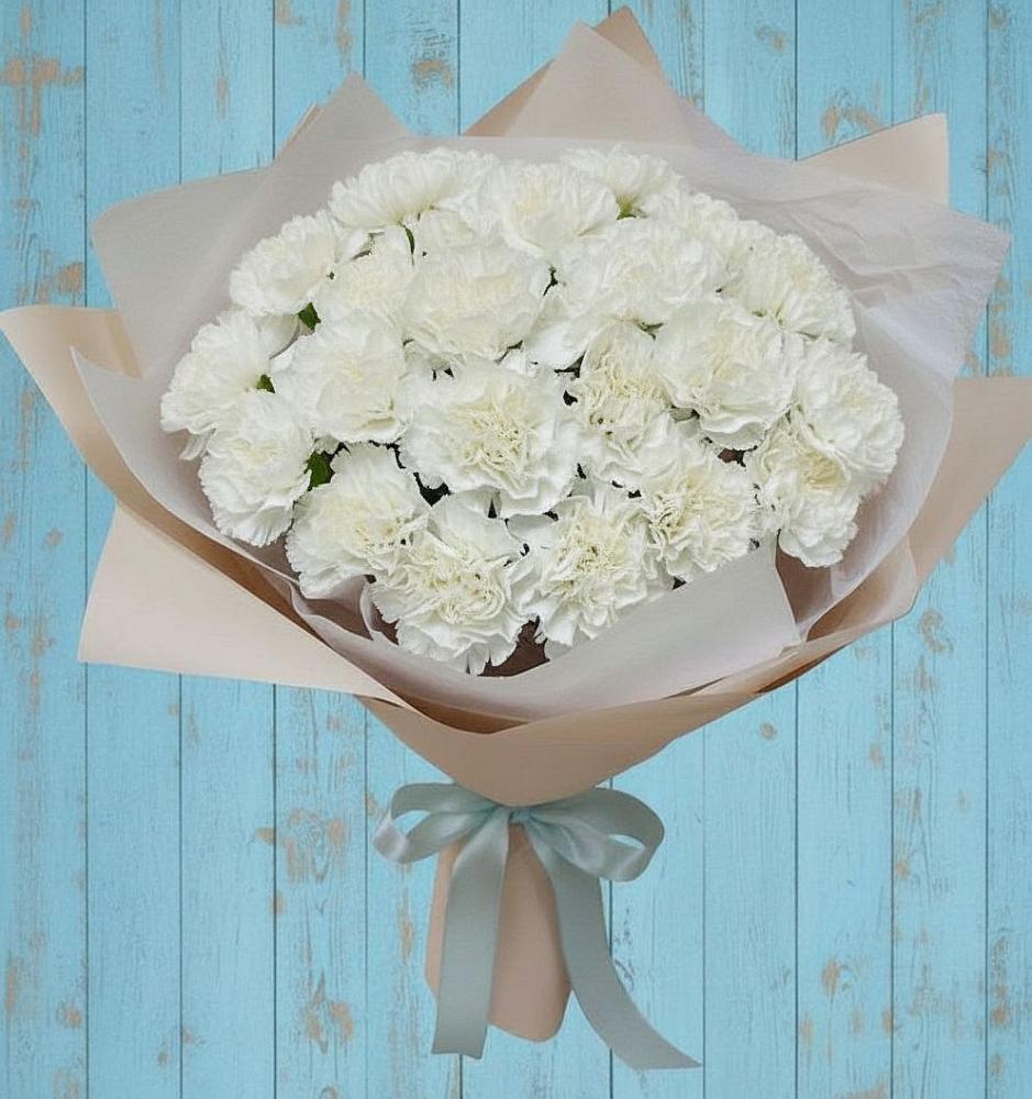 Букет цветов из: Гвоздики в Горькой Балке