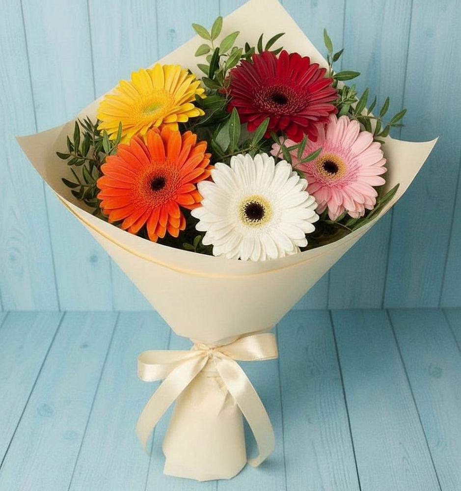 Букет цветов из: Герберы в Горькой Балке