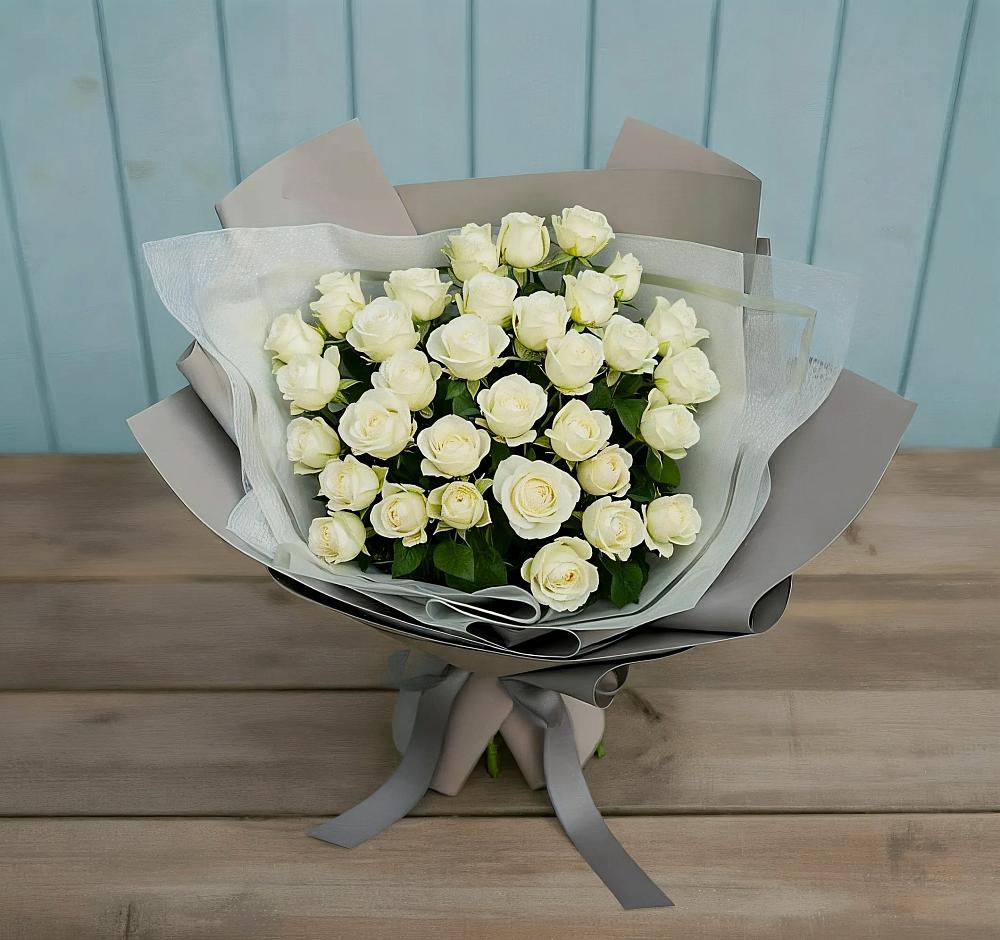 Букет Белоснежная нежность в Горькой Балке