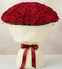 Букет 101 Красная роза Милано в Горькой Балке