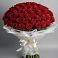 Букет 101 Красная роза Блэк Мэджик в Горькой Балке