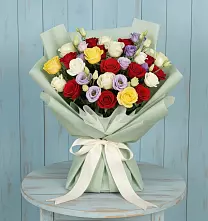 Букет цветов из:  Розы в Горькой Балке