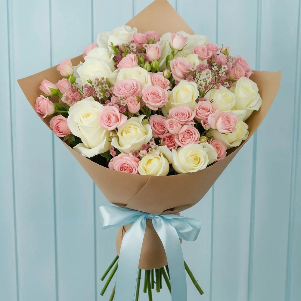 Букет цветов из: Розы в Горькой Балке