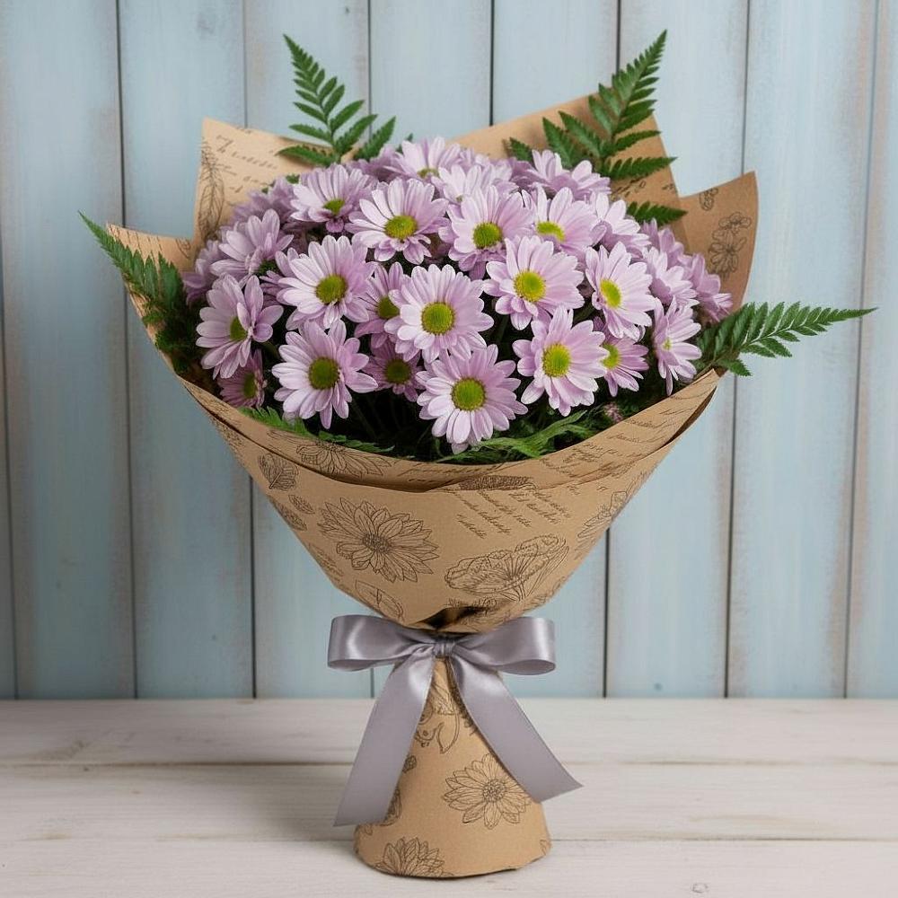 Букет цветов из: Хризантемы в Горькой Балке