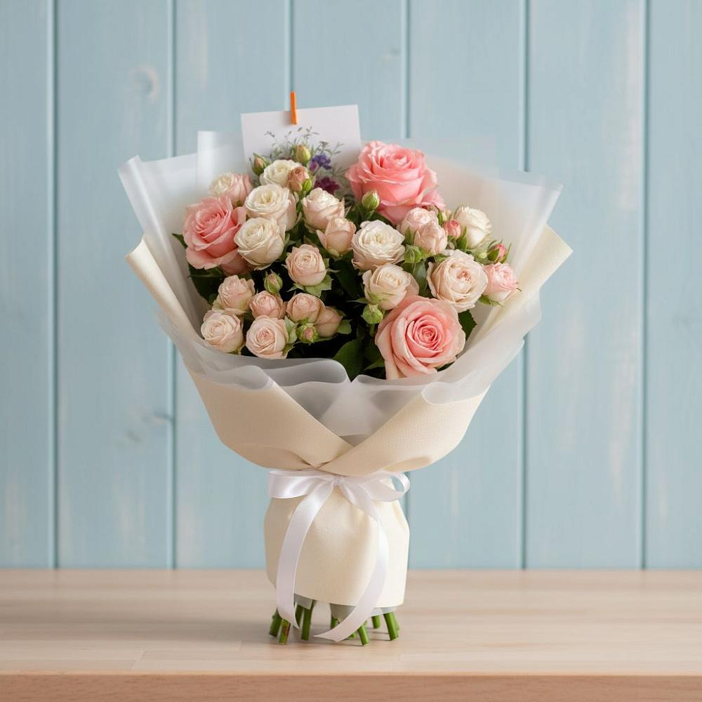 Букет цветов из: Розы в Горькой Балке