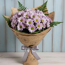 Букет цветов из:  Хризантемы #REPLACE_PRED# Горькой Балке