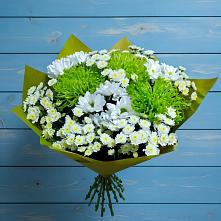 Букет цветов из:  Хризантемы #REPLACE_PRED# Горькой Балке