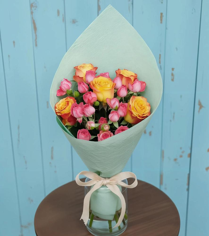 Букет цветов из: Розы в Горькой Балке