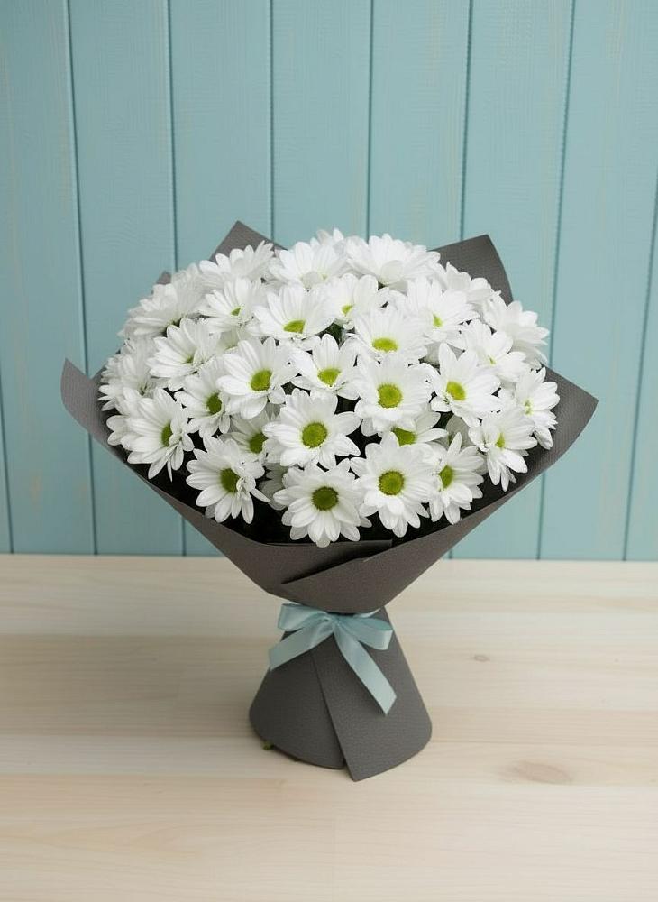 Букет цветов из: Хризантемы в Горькой Балке