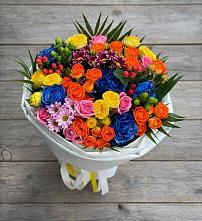 Букет цветов из:  Розы и Хризантемы в Горькой Балке