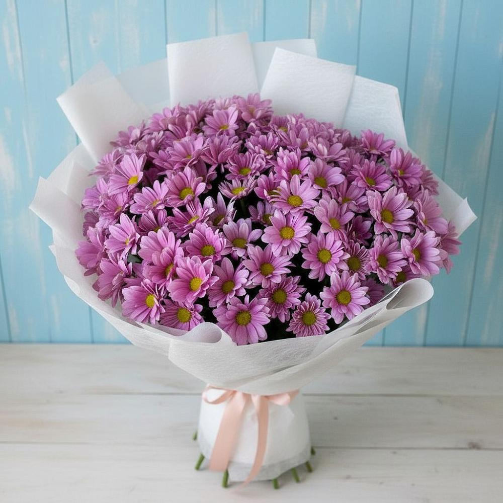 Букет цветов из: Хризантемы в Горькой Балке