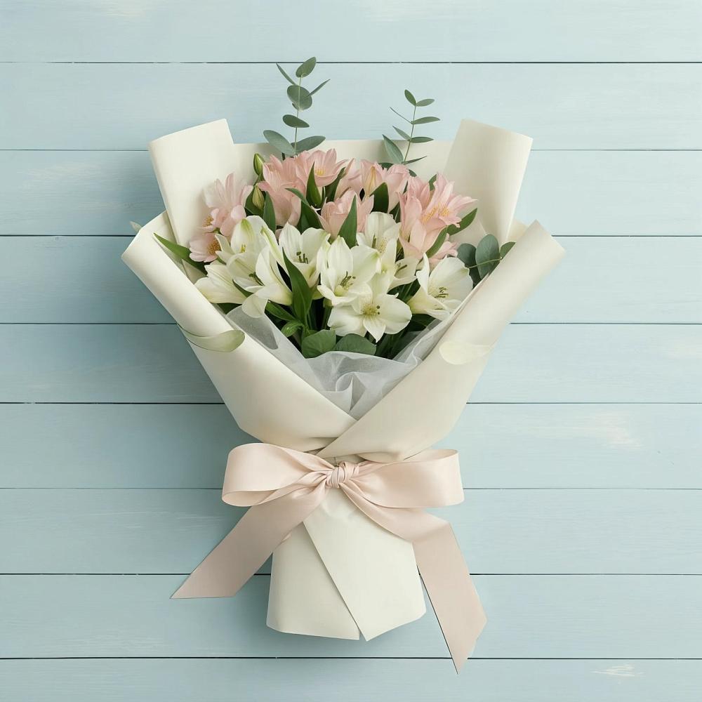 Букет цветов из: Альстромерии в Горькой Балке