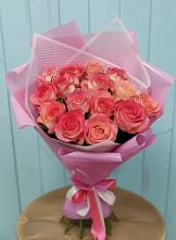 Букет 15 Розовых роз Равель #REPLACE_PRED# Горькой Балке